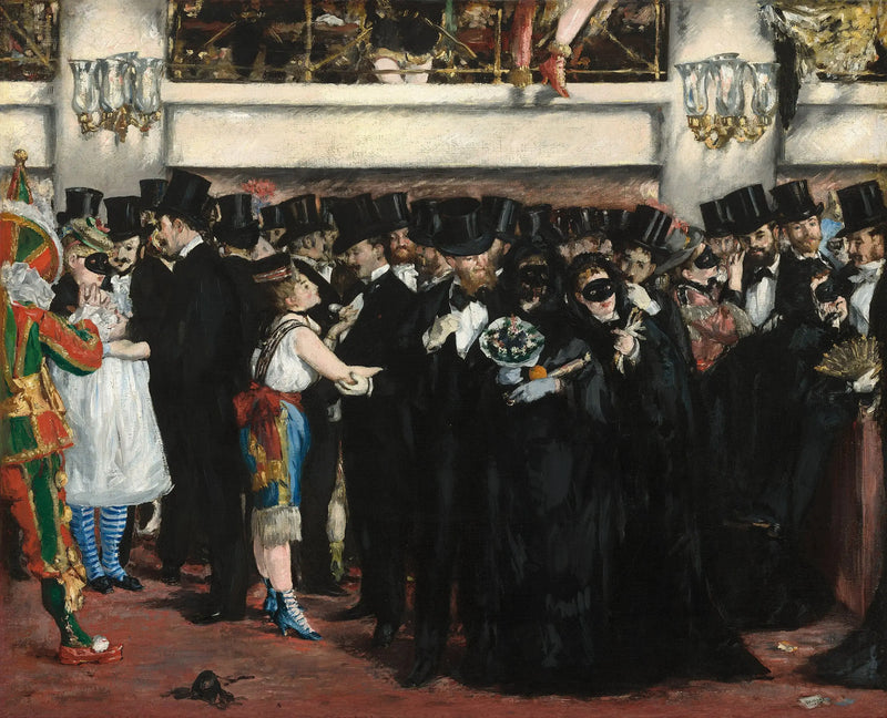Ballo in maschera all'opera - Édouard Manet