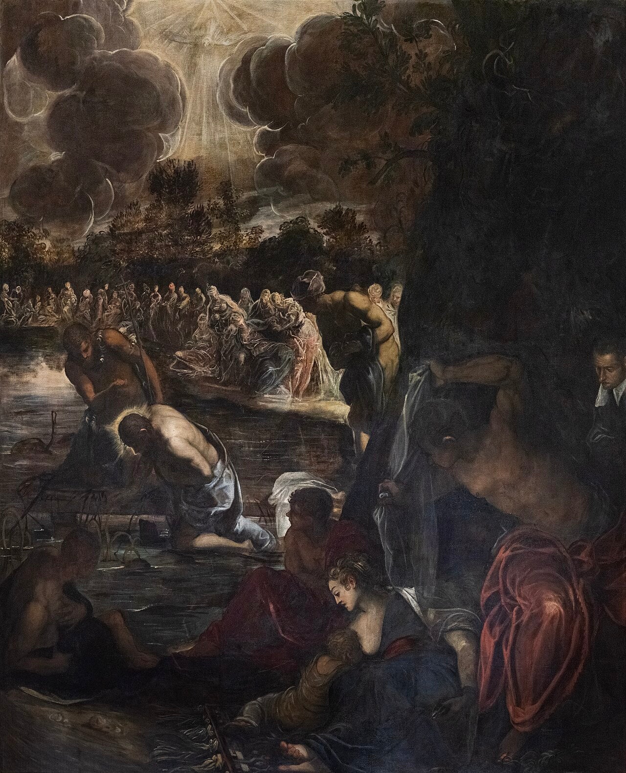 Baptême du Christ - Jacopo Tintoretto - Alpha Reproduction