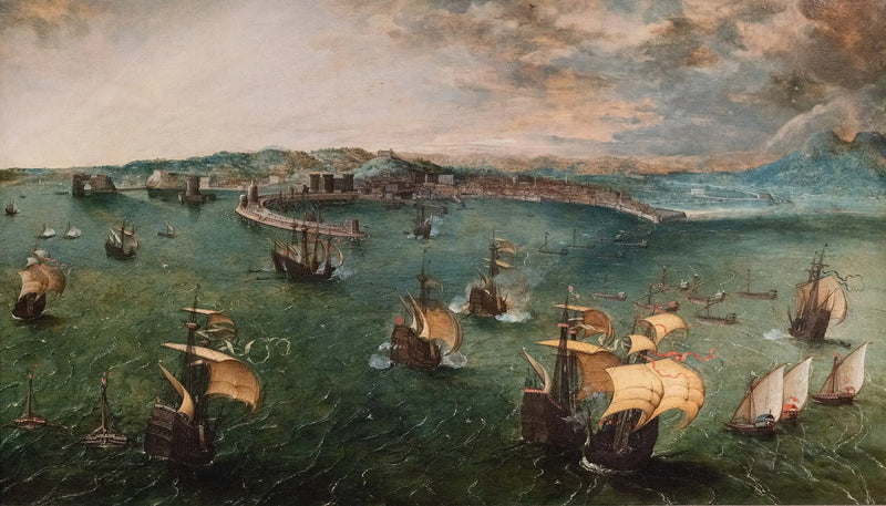 Battaglia navale nel golfo di Napoli - Pieter Brueghel il Vecchio
