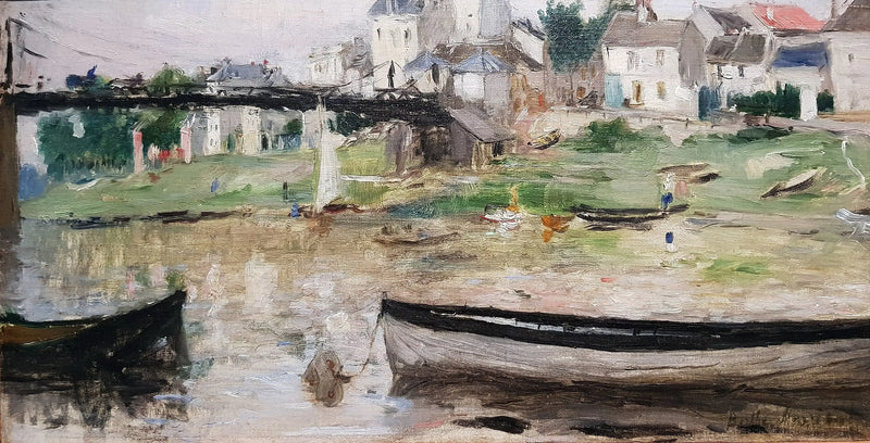 Barche sulla Senna - Berthe Morisot