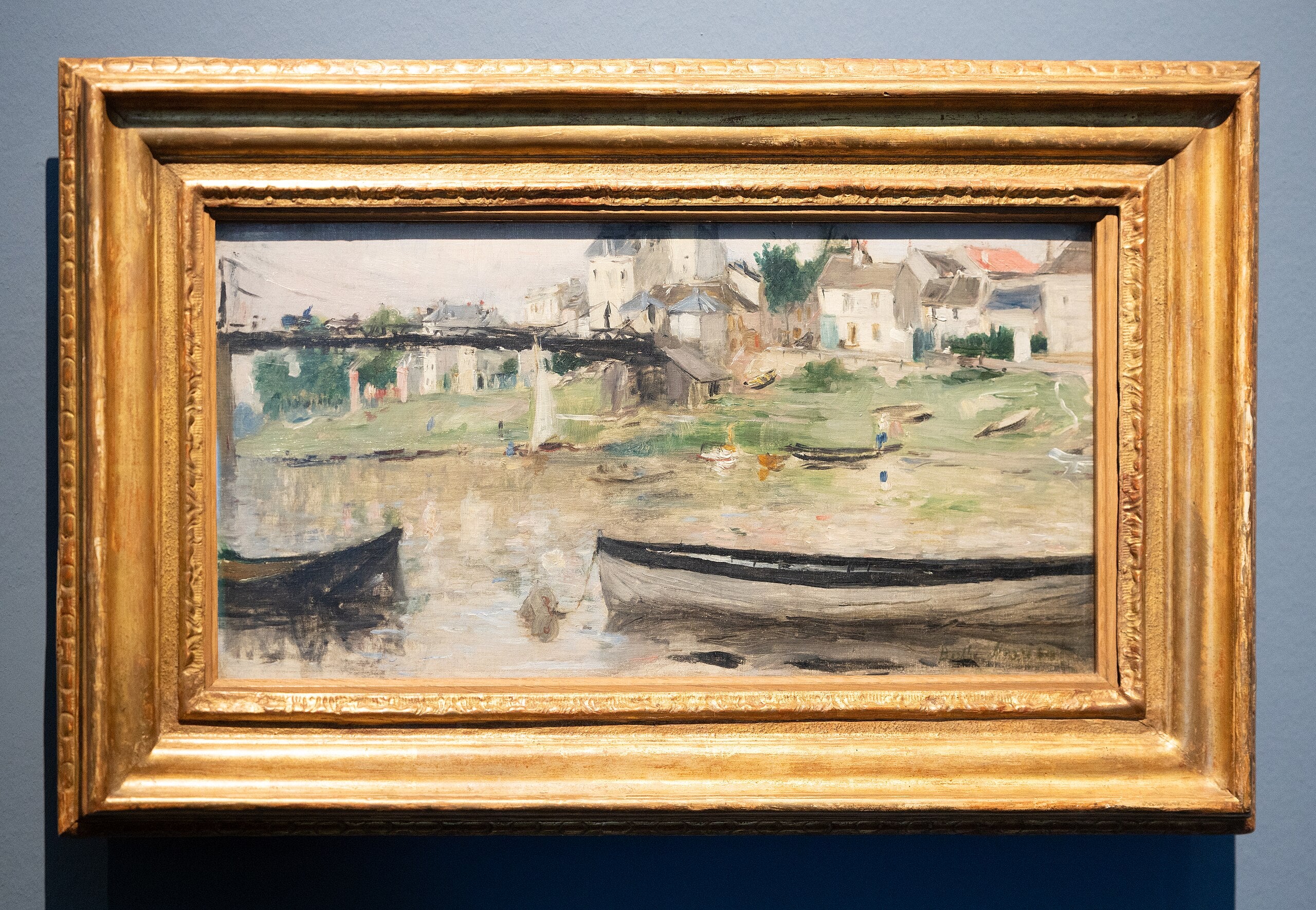 Barche sulla Senna - Berthe Morisot