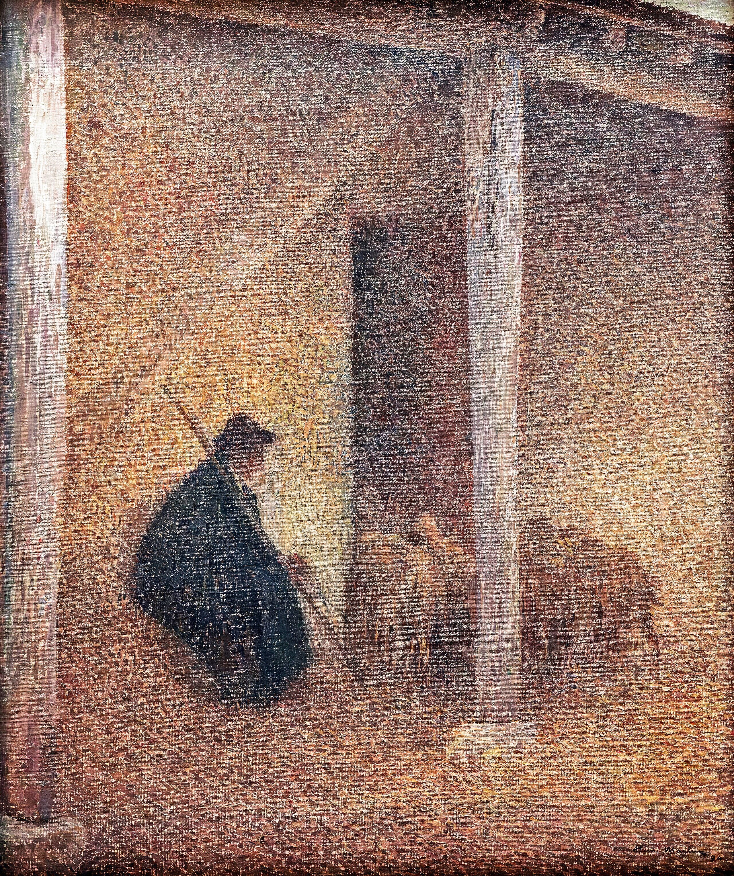 Pastore che riporta a casa le sue pecore - Henri-Jean Guillaume Martin