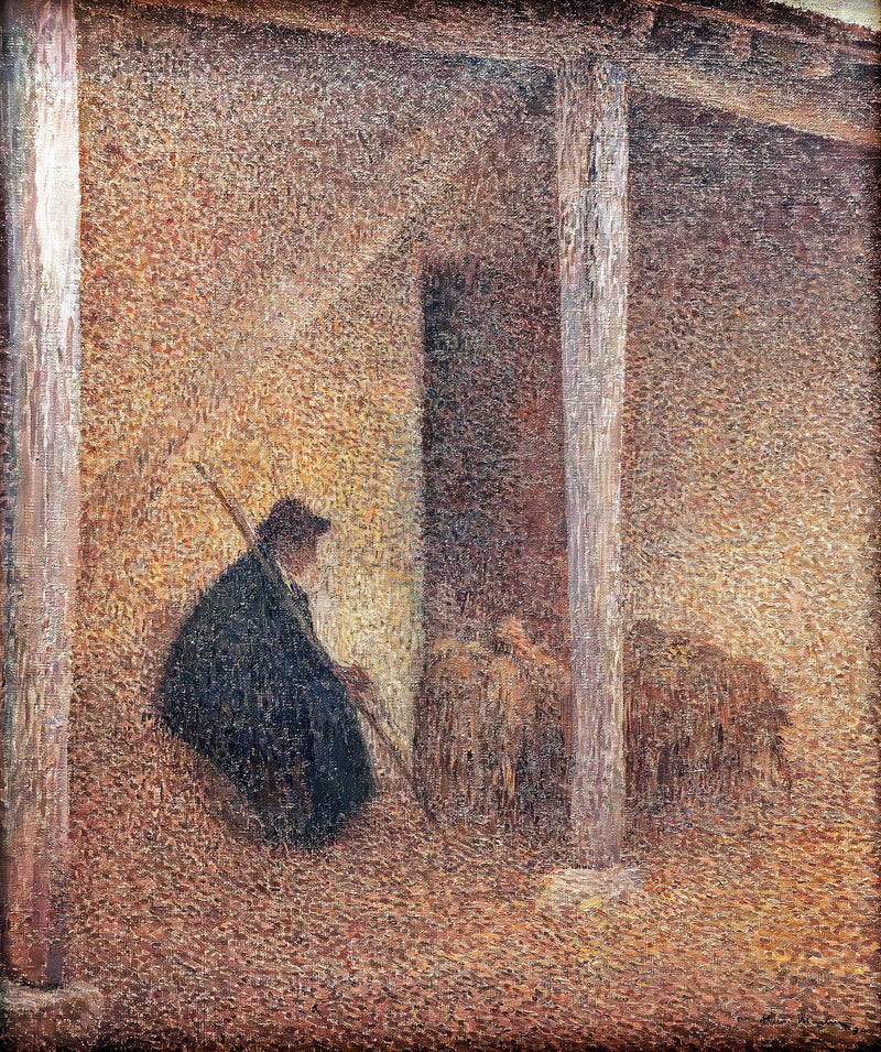 Pastore che riporta a casa le sue pecore - Henri-Jean Guillaume Martin