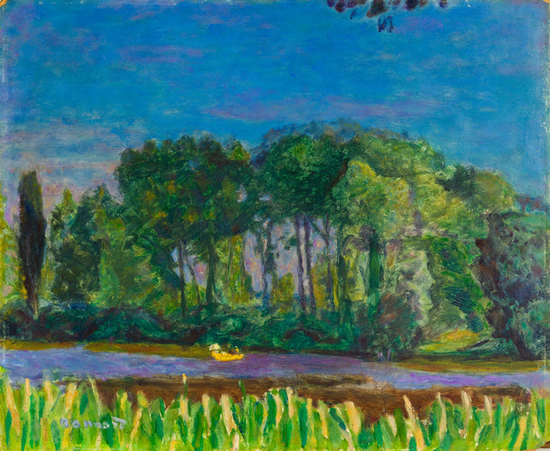 Reproduction du tableau « Bords de la Seine - Pierre Bonnard » par Alpha Reproduction en peinture à l’huile