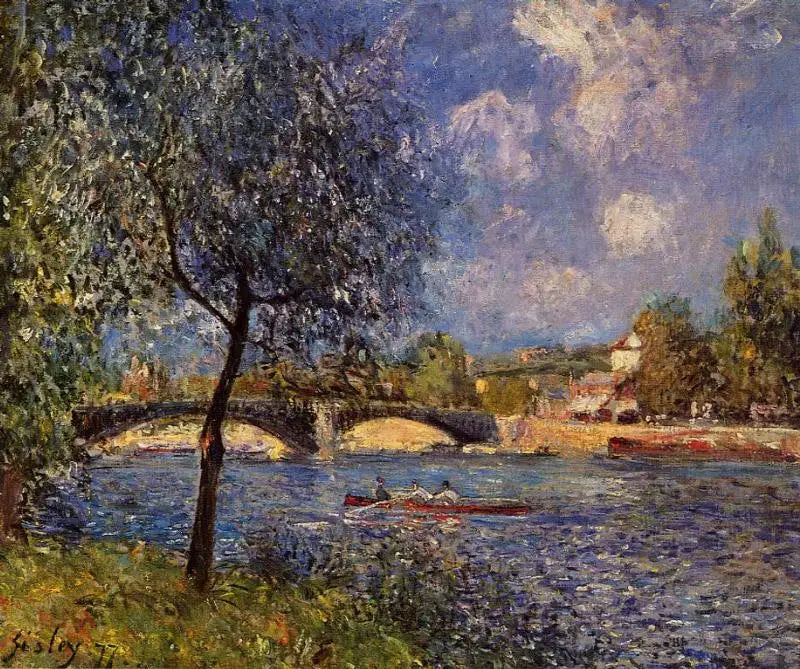 Canale di Bristol, sera - Alfred Sisley