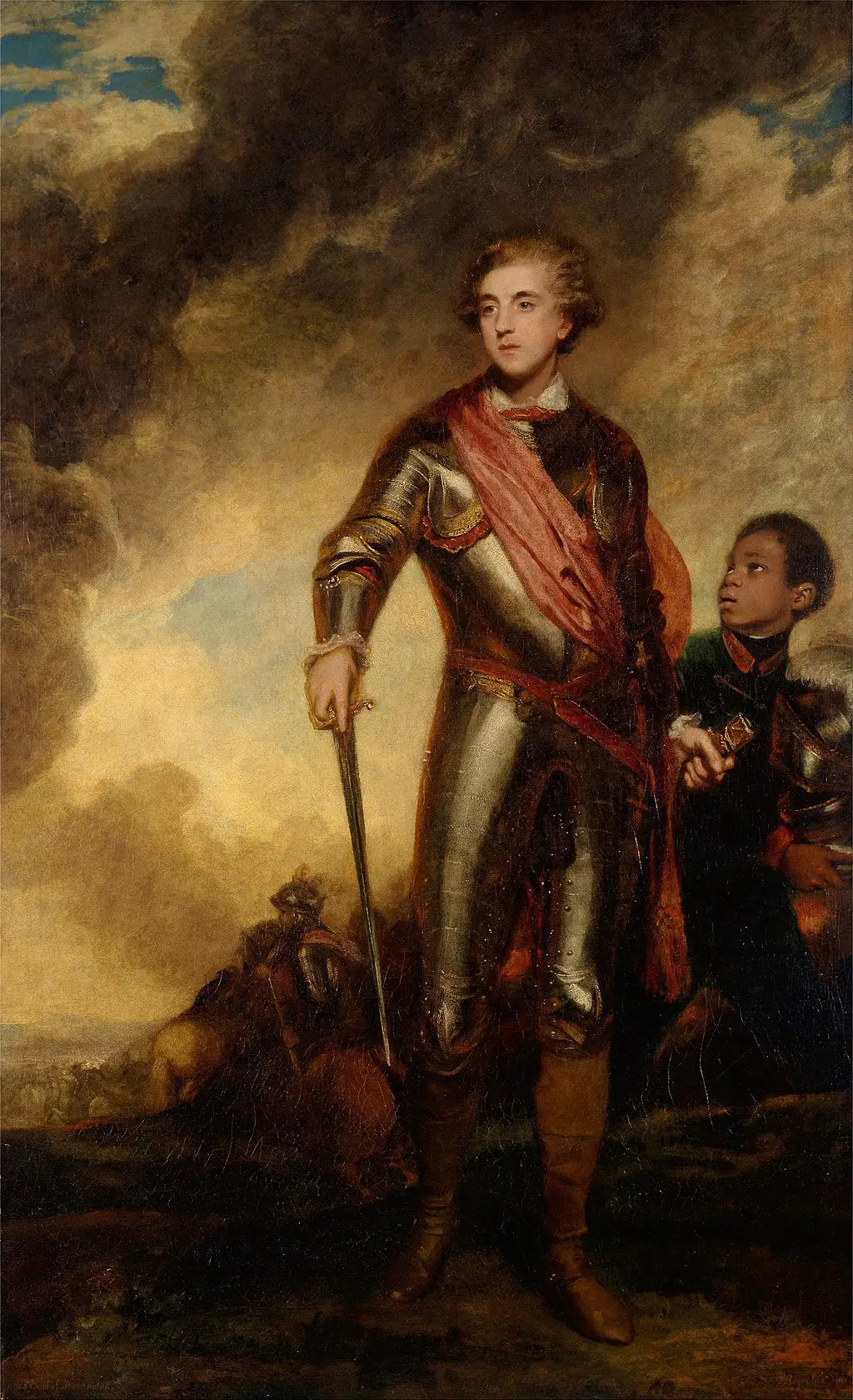 Charles Stanhope troisième comte de Harrington et Marcus Richard Fitzroy Thomas - Joshua Reynolds - Alpha Reproduction