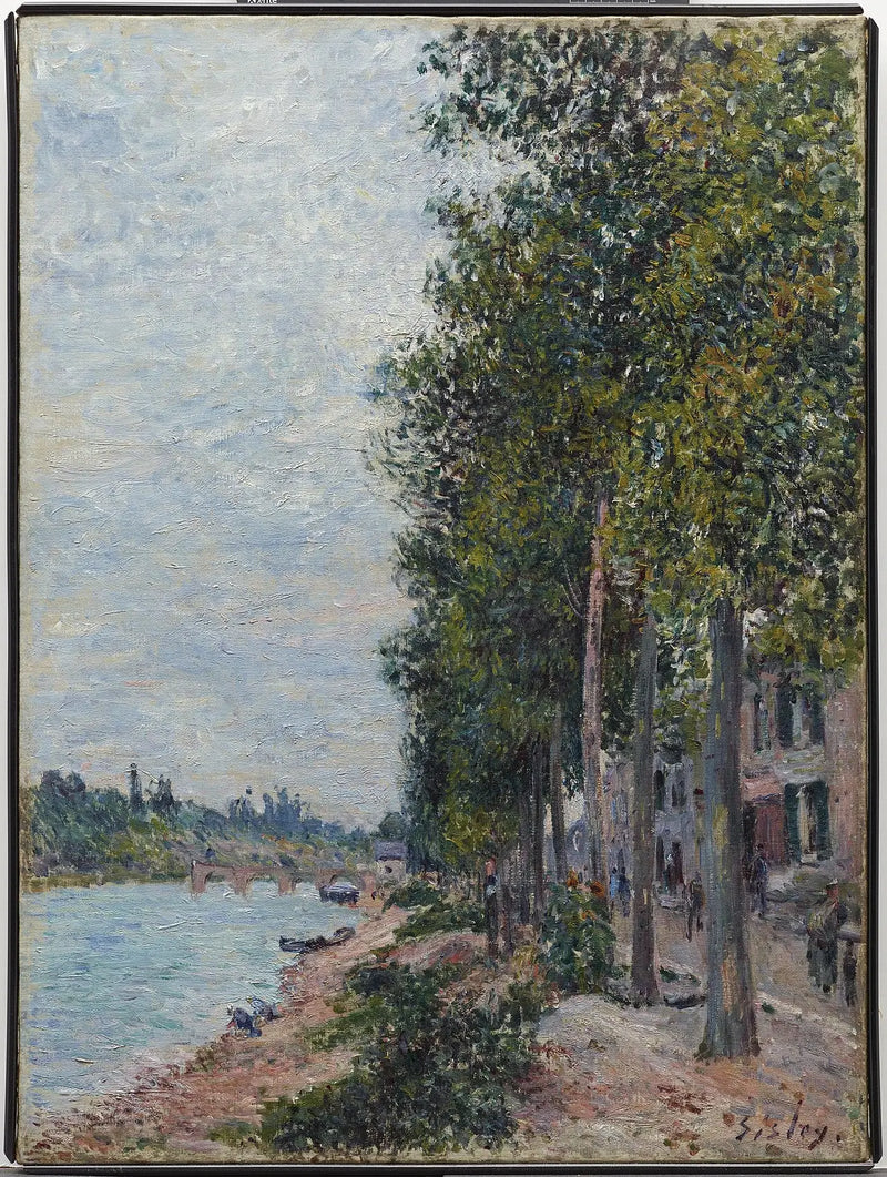 Sentiero lungo la Senna a Saint-Mammès - Alfred Sisley