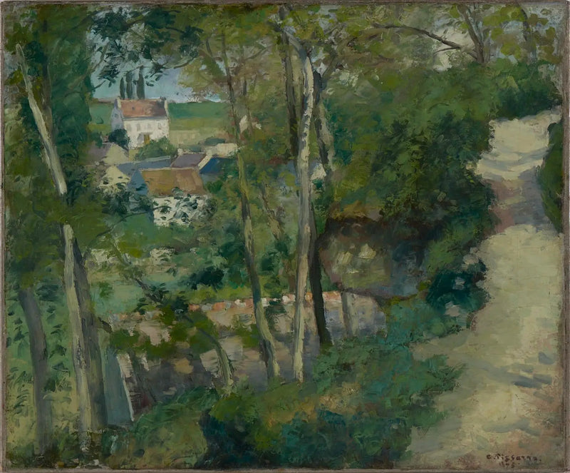 Sentiero in salita, rue de la Côte-du-Jalet, Pontoise - Camille Pissarro