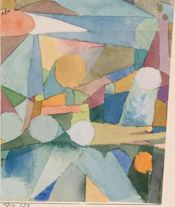 Da un disegno di Zurigo (Nach einer Scizze aus Zürich) - Paul Klee