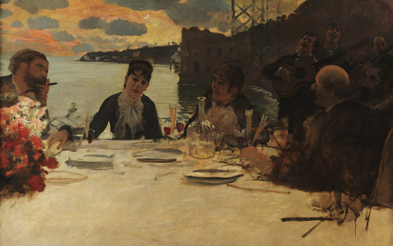 Pranzo a Posillipo - Giuseppe De Nittis