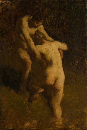 Deux baigneurs - Jean-François Millet