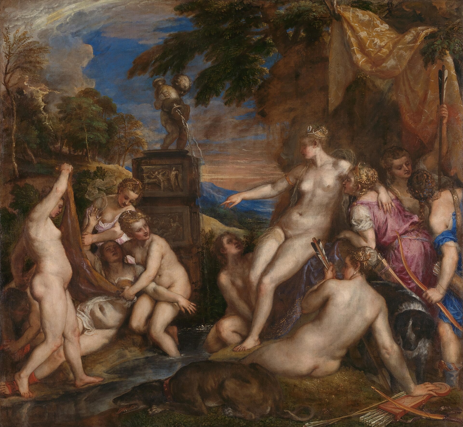 Diane et Callisto - Titian