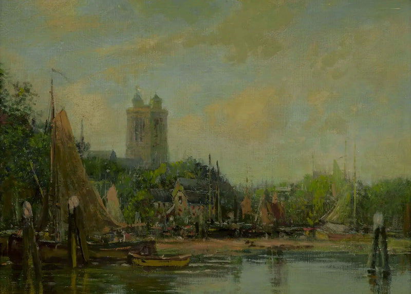 Dordrecht, la cattedrale - Eugène Boudin