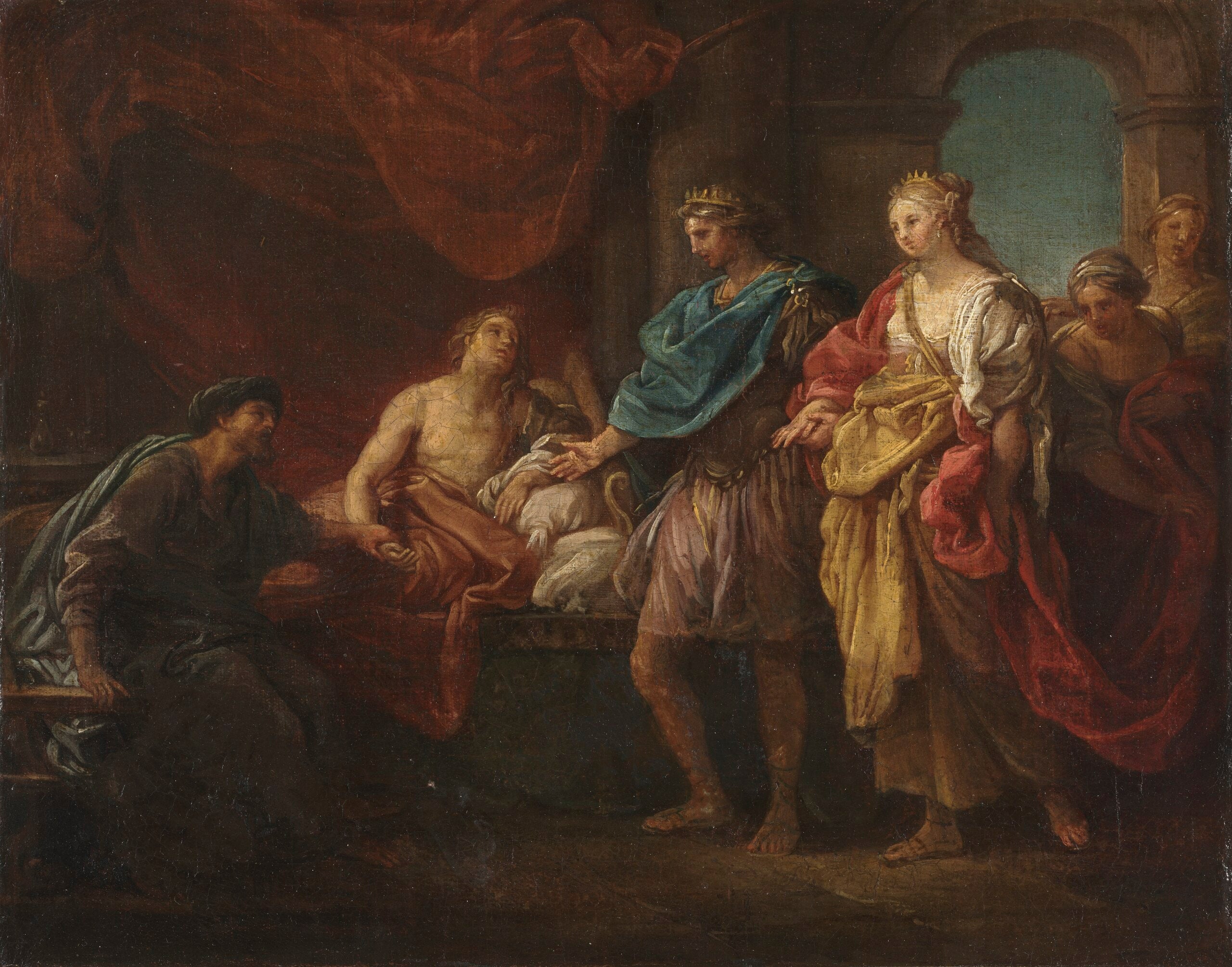 Étude pour « Antiochus et Stratonice » - Pompeo Batoni - Alpha Reproduction