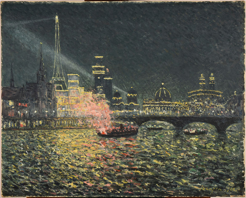 Féérie nocturne : esposizione universale del 1900, Parigi - Maxime Maufra