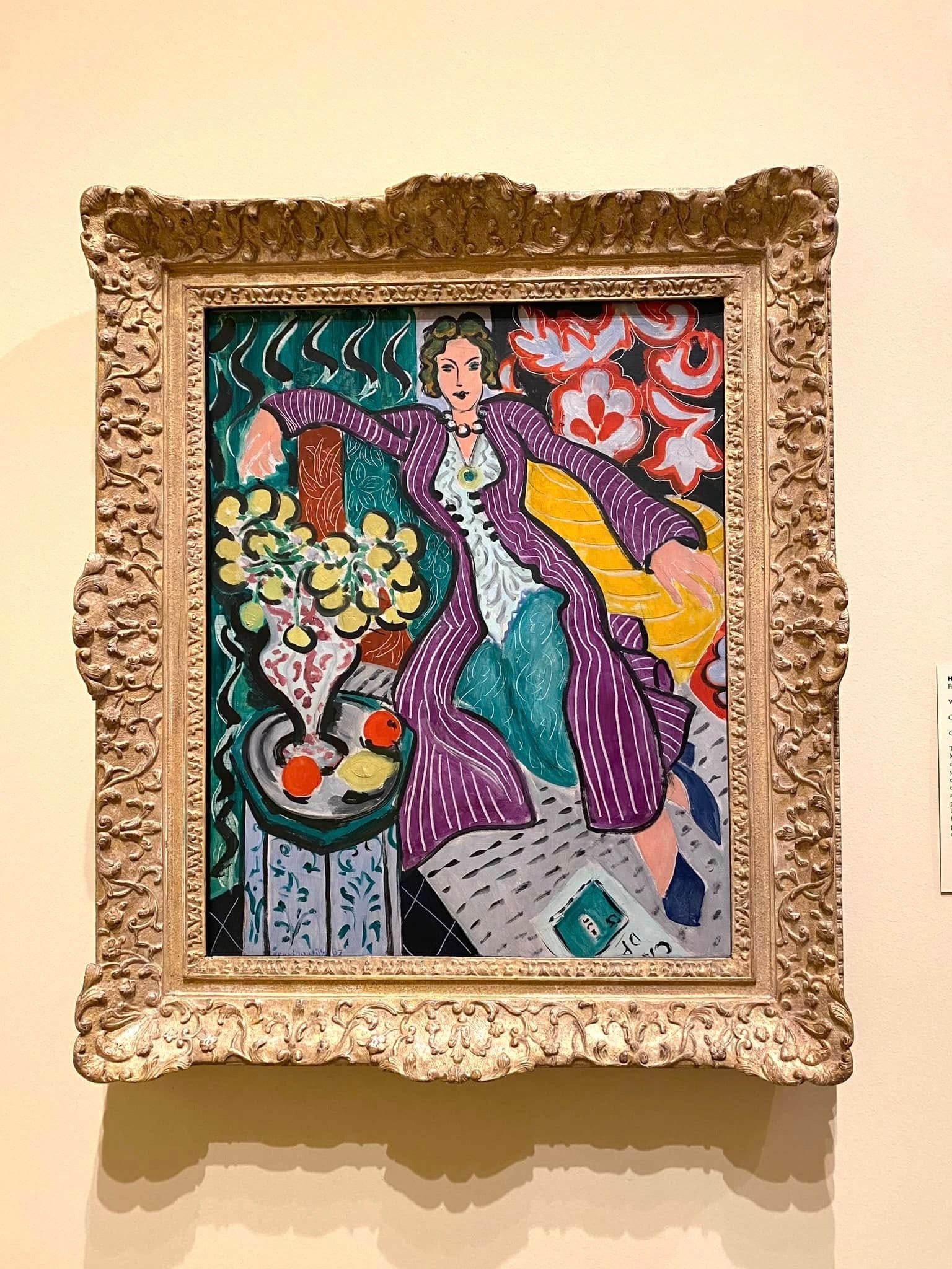 Donna con cappotto viola - Henri Matisse