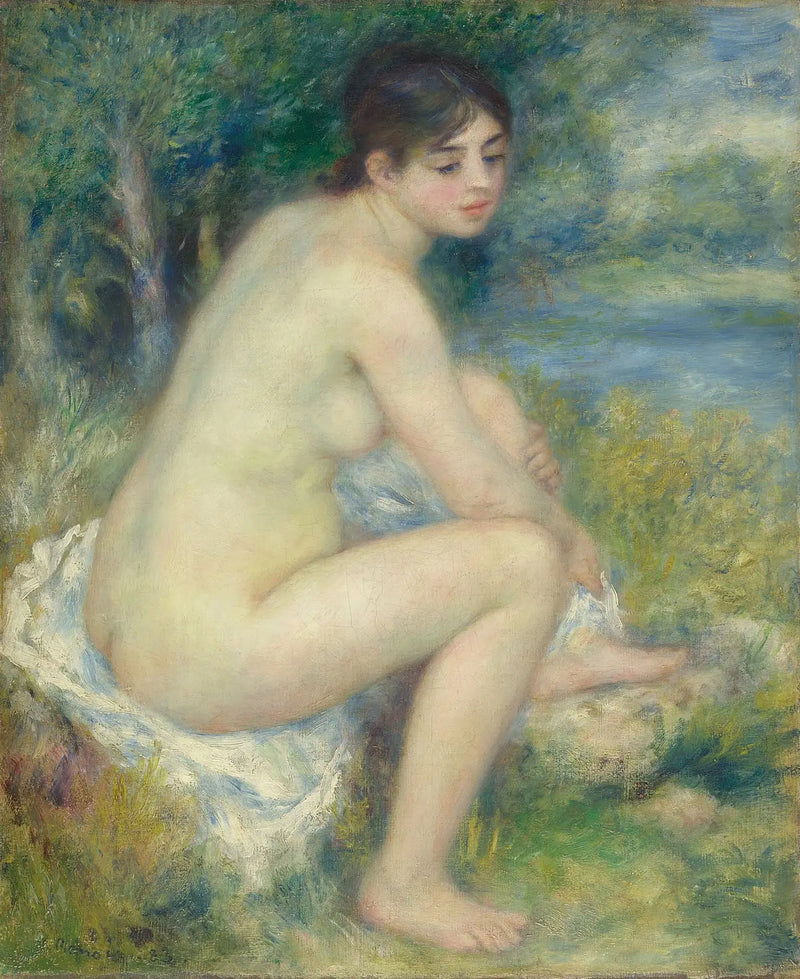Donna nuda in un paesaggio - Pierre-Auguste Renoir