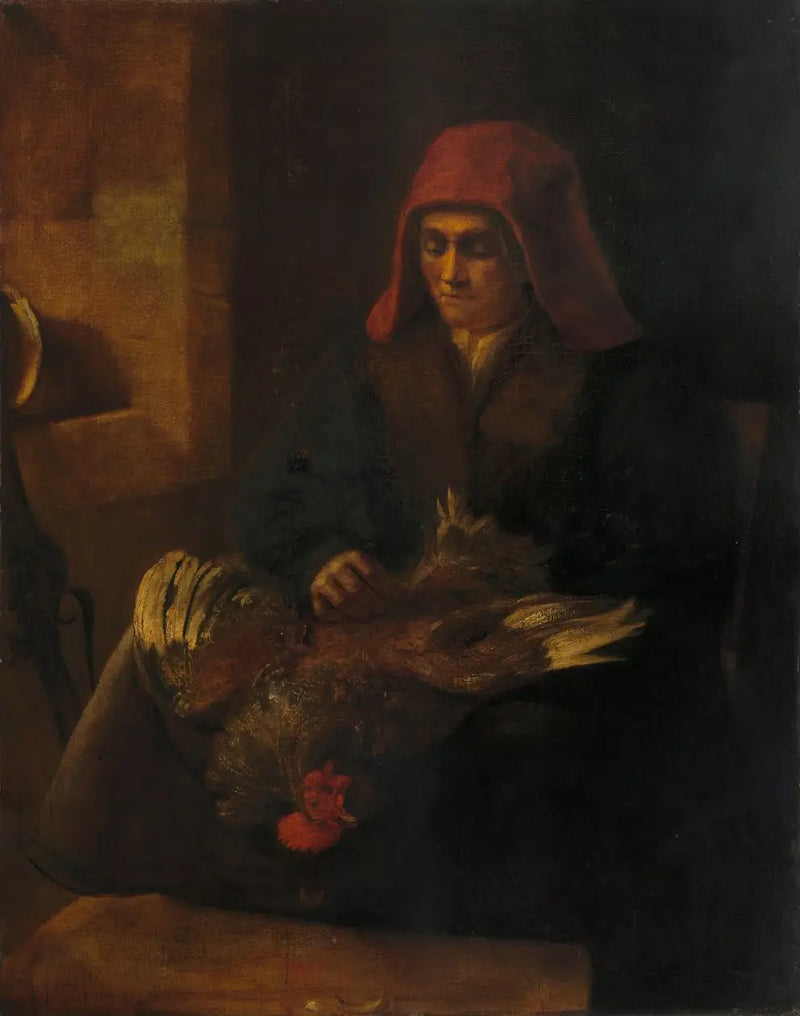 Donna che scuoia un pollame - Rembrandt