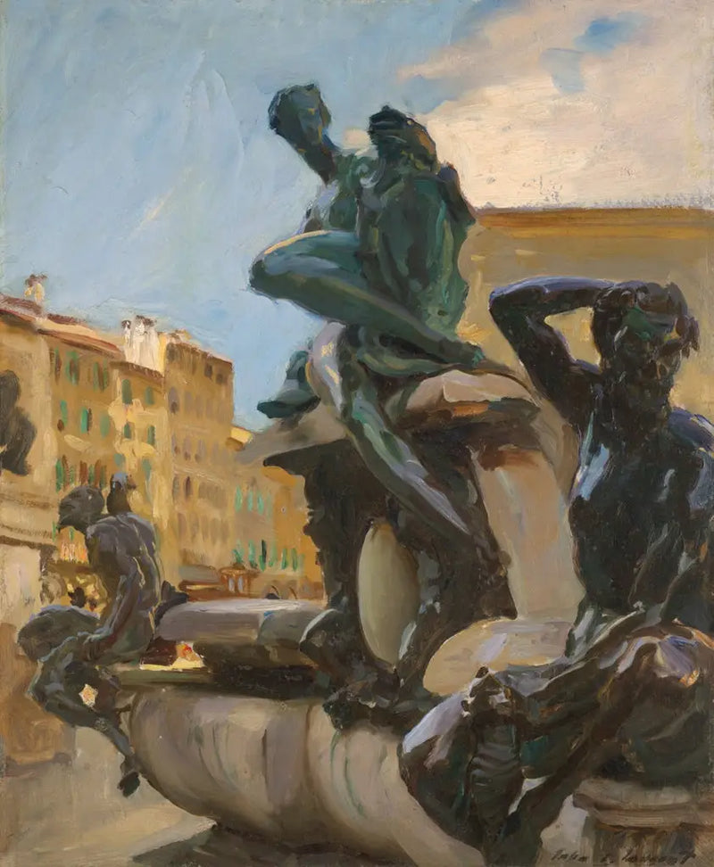 Fontana di Nettuno - John Singer Sargent