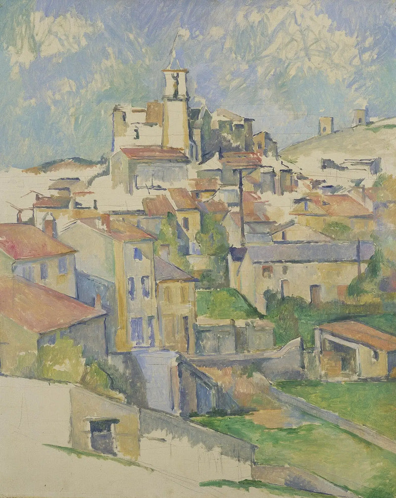 Gardanne (vista verticale) - Paul Cézanne