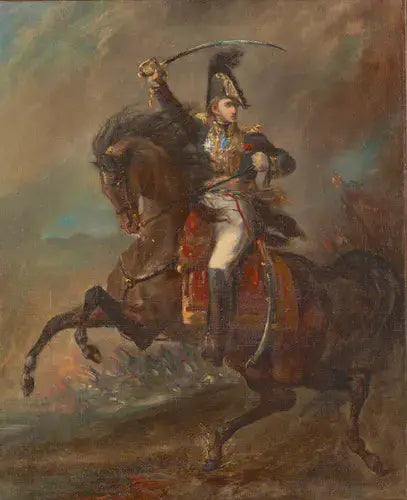 Generale del Primo Impero che attacca il nemico - Théodore Géricault