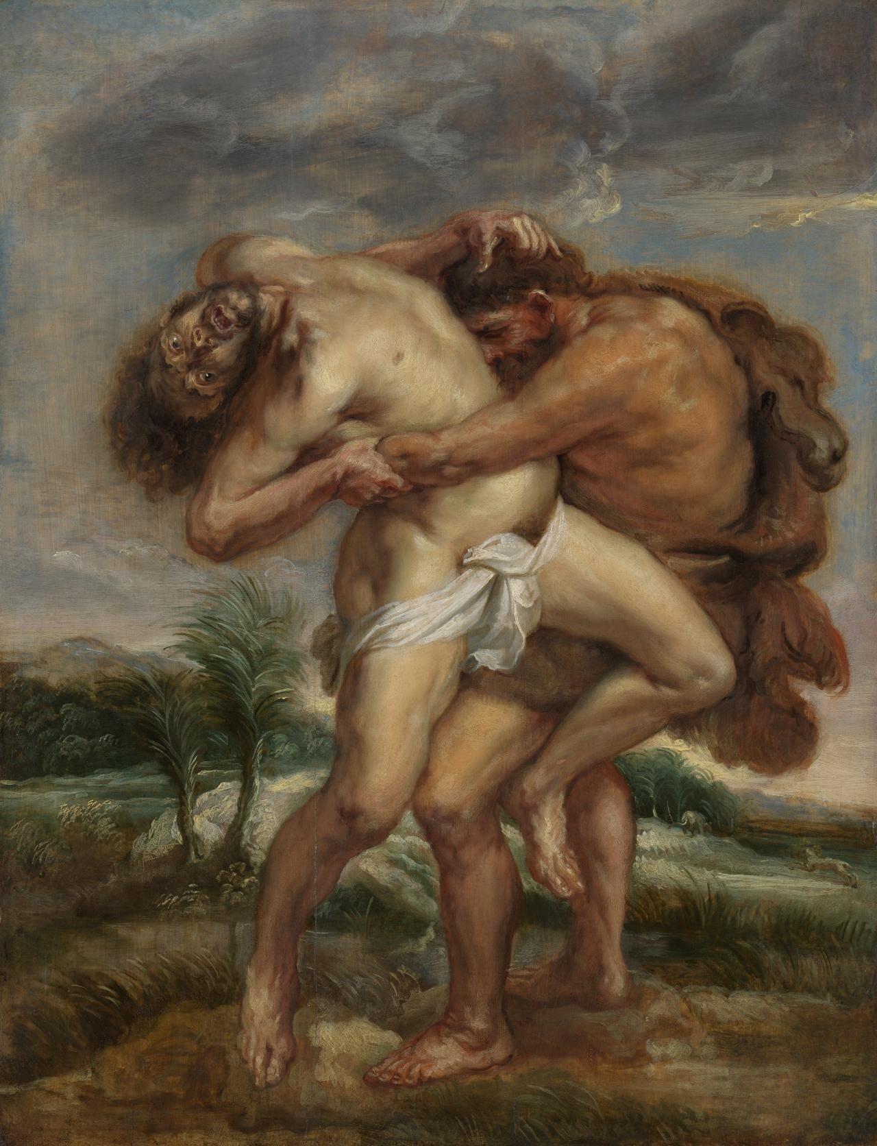 Hercule et Antée - Peter Paul Rubens