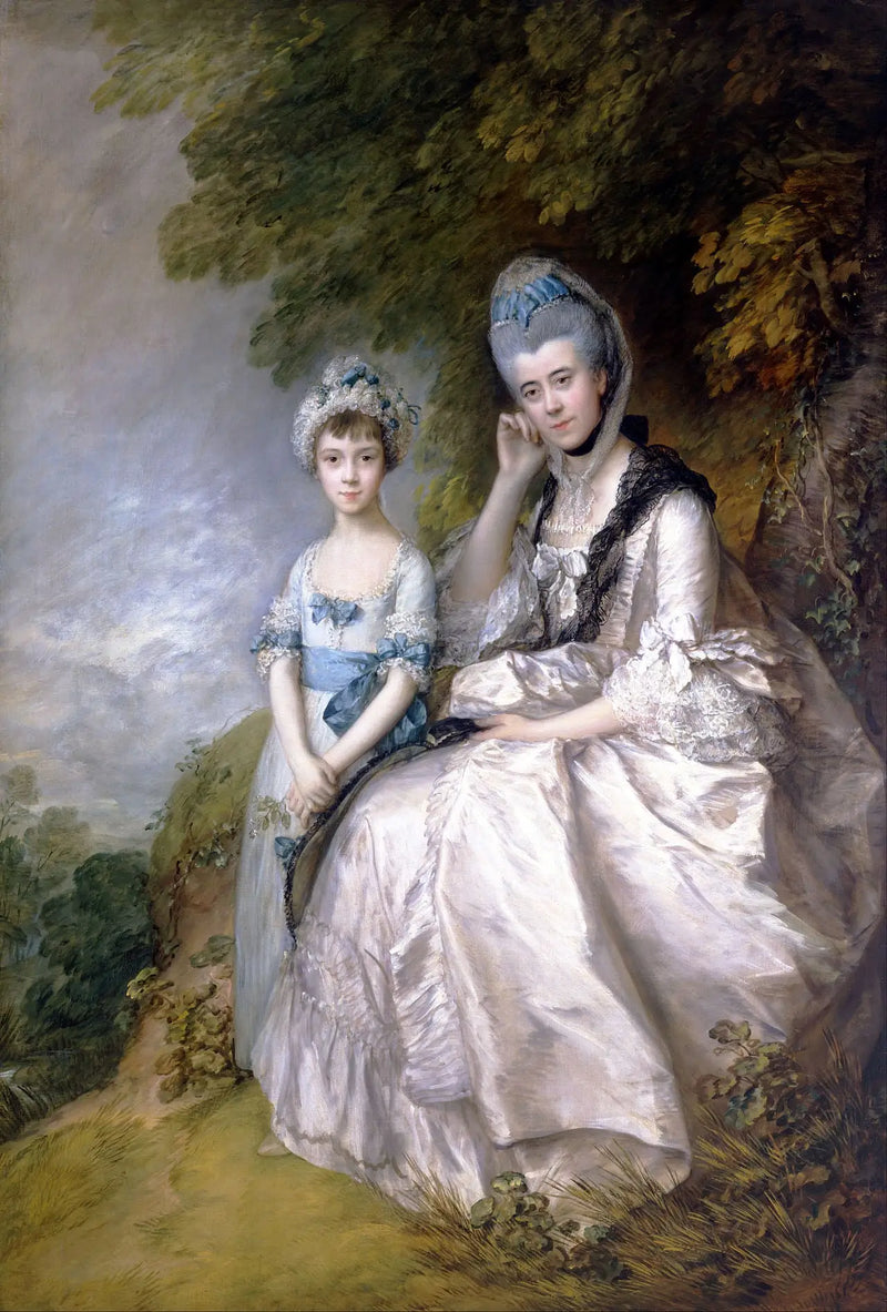 Hester, contessa di Sussex, e sua figlia, Lady Barbara Yelverton - Thomas Gainsborough