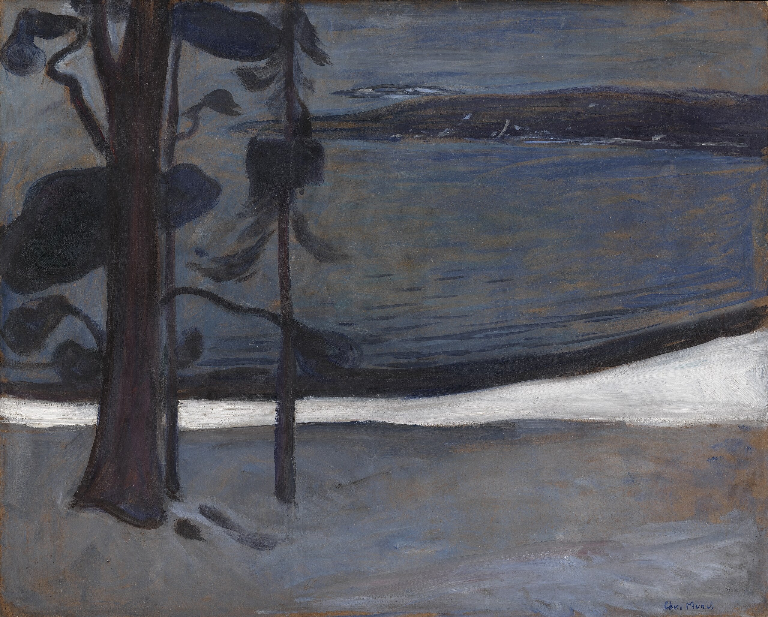 Inverno a Nordstrand - Edvard Munch