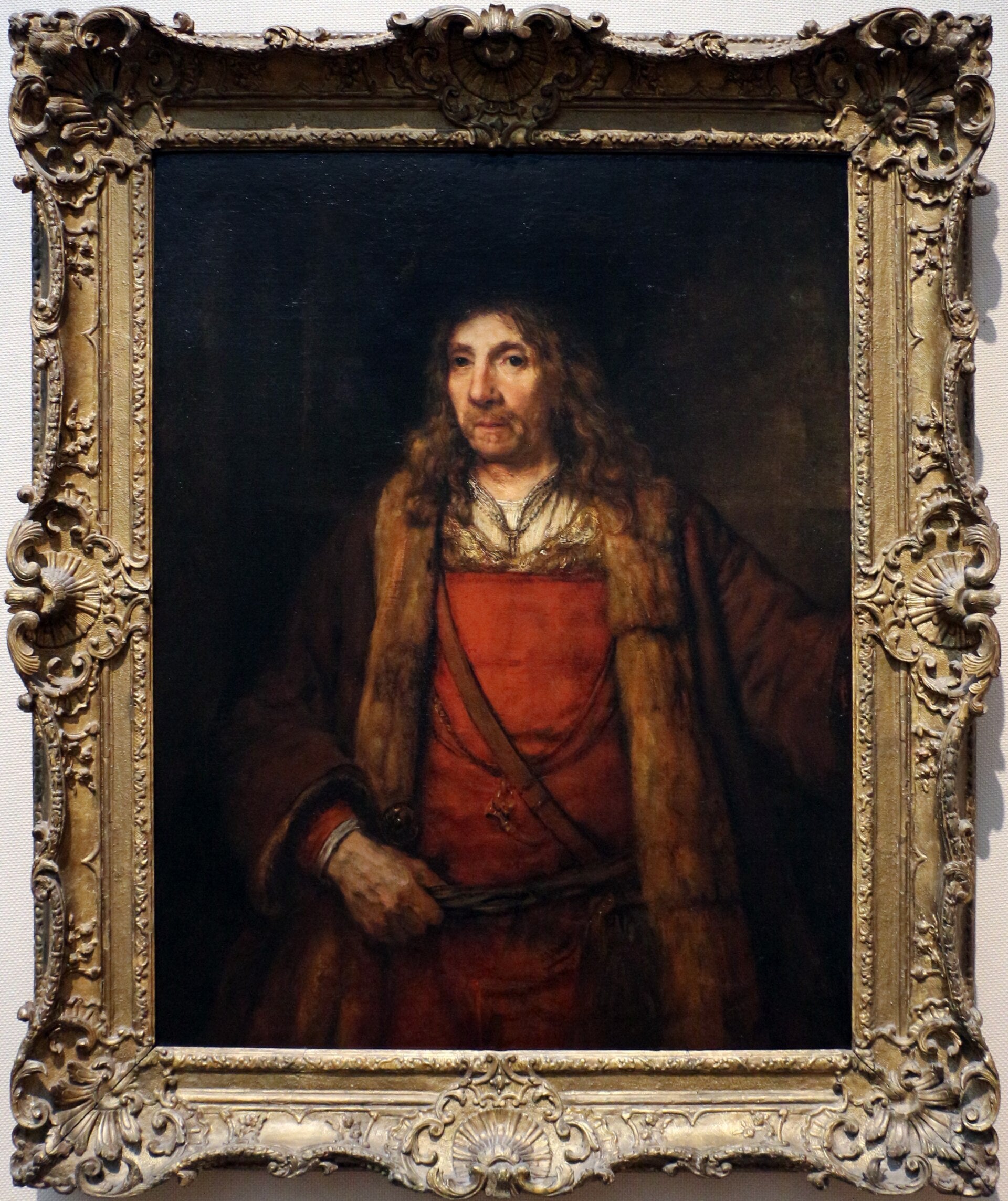 Uomo in un cappotto foderato di pelliccia - Rembrandt