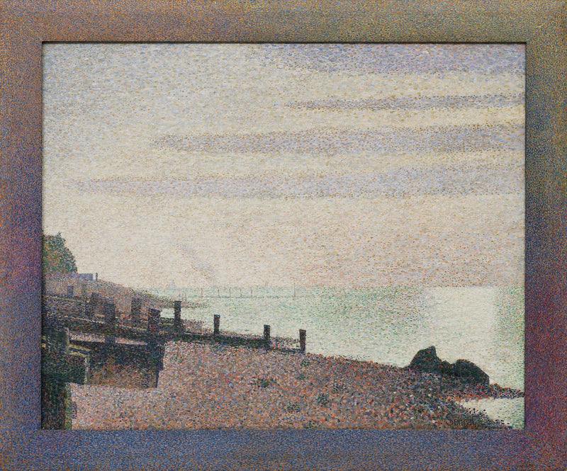 Honfleur, una sera, foce della Senna - Georges Seurat