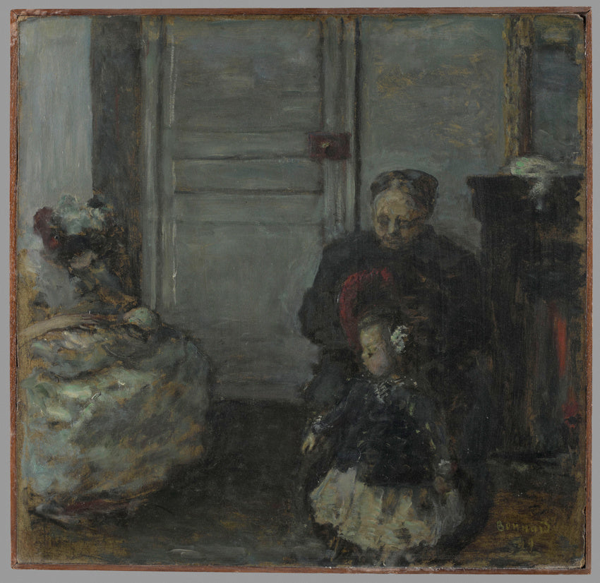 Reproduction du tableau « Intérieur, femme et enfants - Pierre Bonnard » par Alpha Reproduction en peinture à l’huile