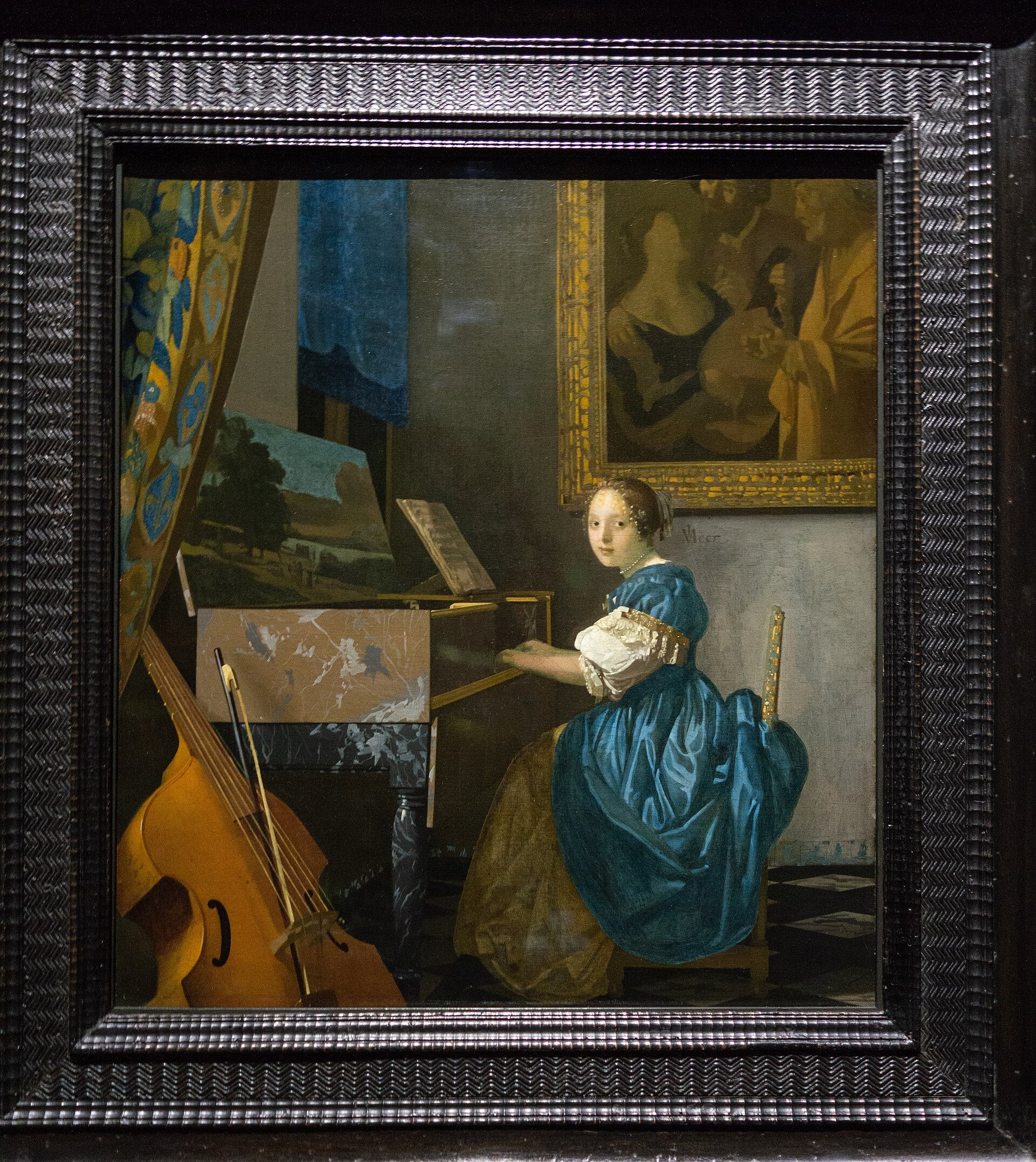 Giovane Donna che suona il virginale - Johannes Vermeer
