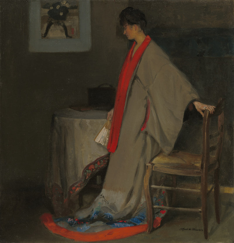 Giovane donna in kimono - Alfred Henry Maurer
