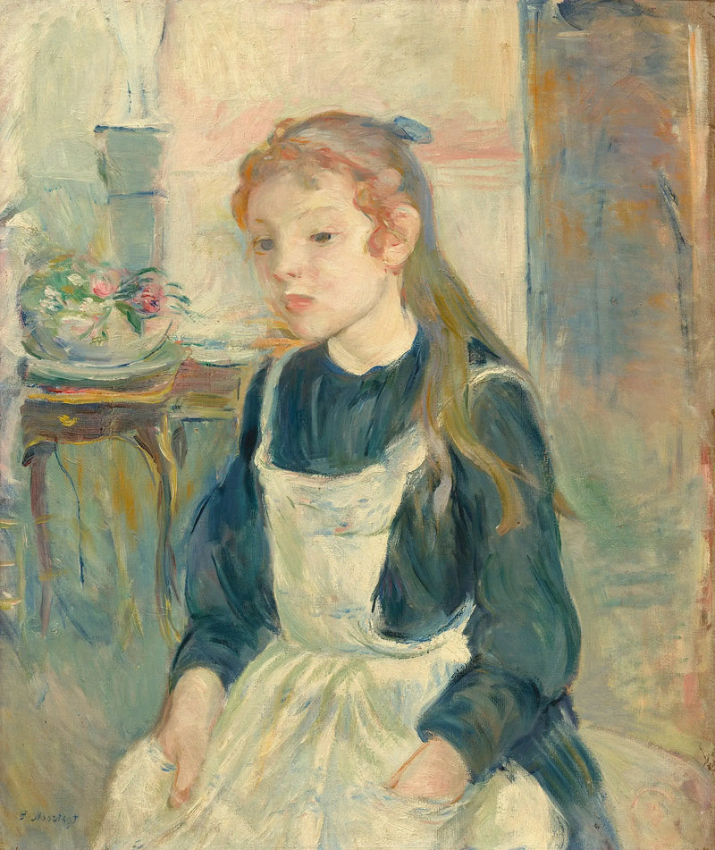 Ragazza con un grembiule - Berthe Morisot