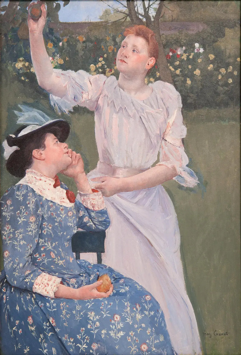 Giovani donne che raccolgono frutti - Mary Cassatt