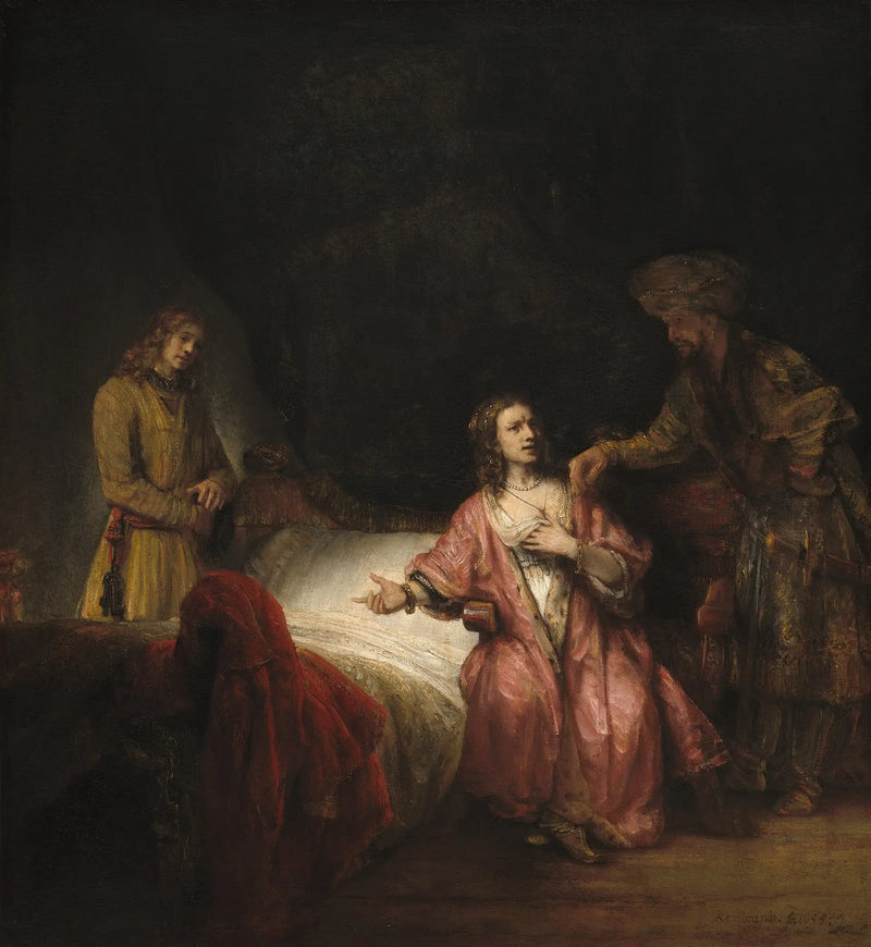 Giuseppe accusato dalla moglie di Potifarre - Rembrandt