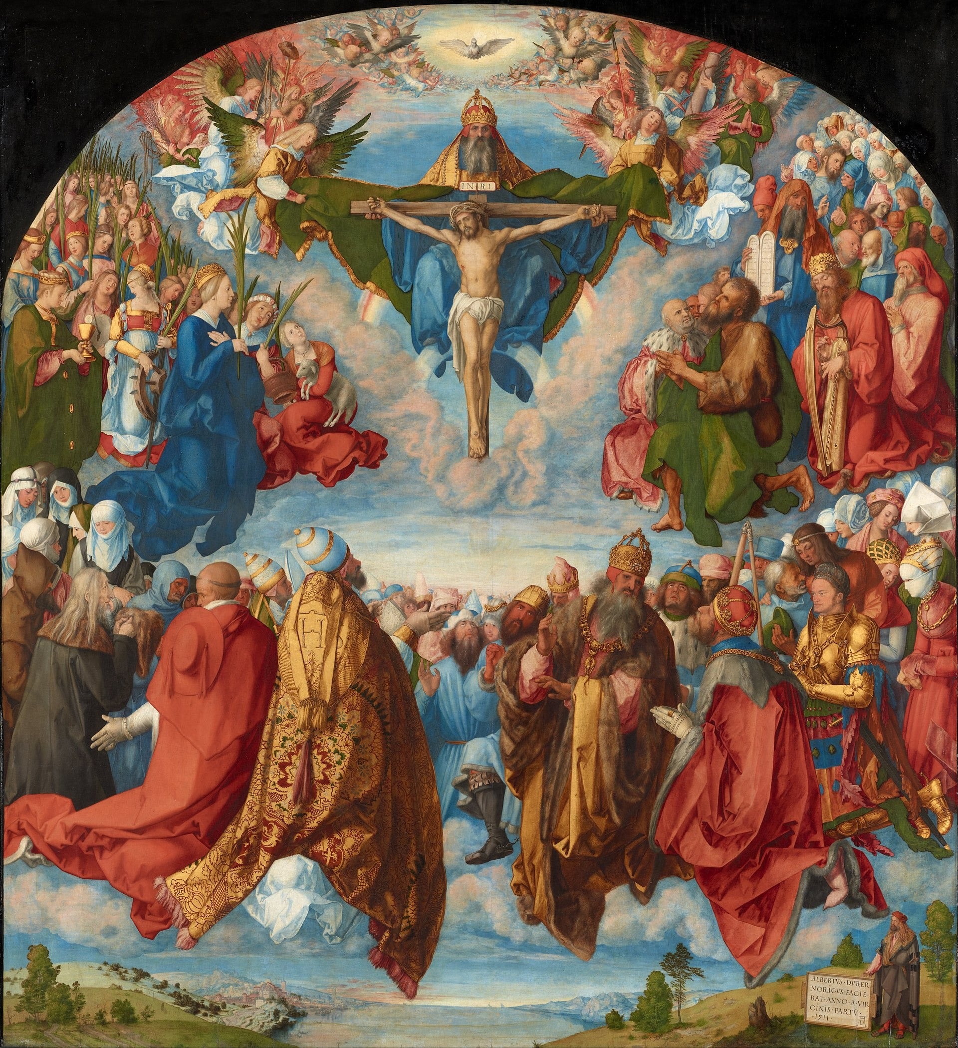 L'Adorazione della Santa Trinità - Albrecht Dürer