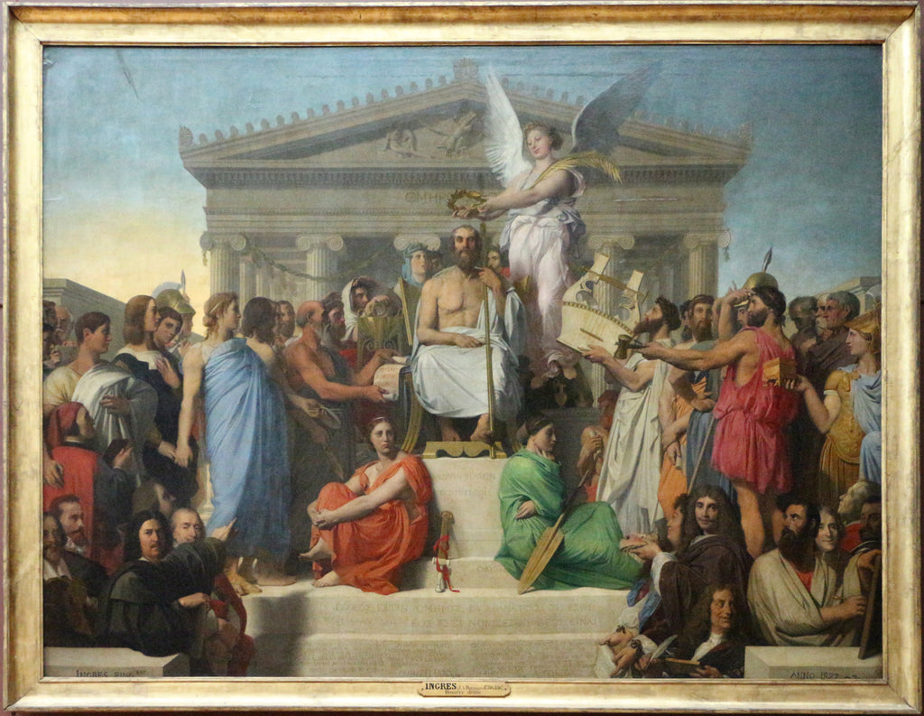 L'Apoteosi di Omero - Jean-Auguste-Dominique Ingres