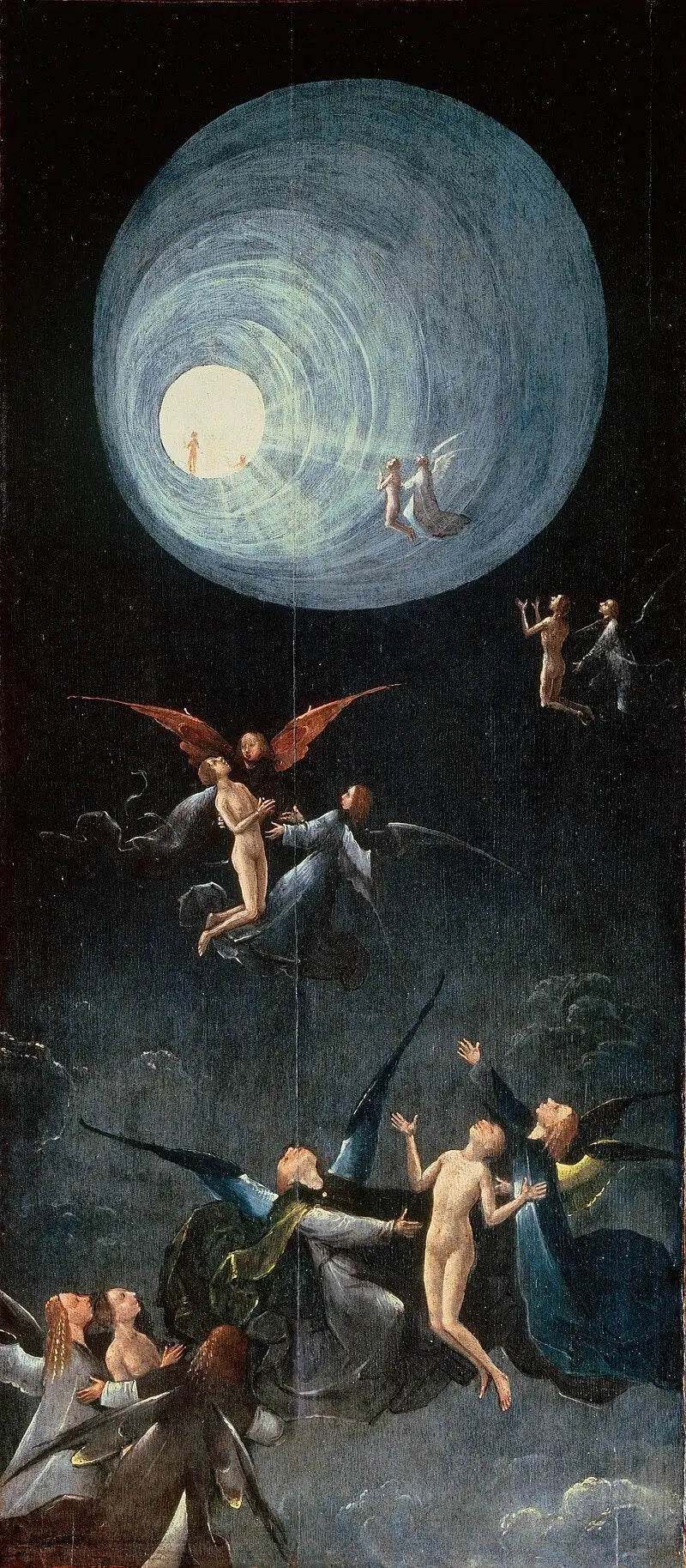 L'Ascensione degli eletti - Hieronymus Bosch