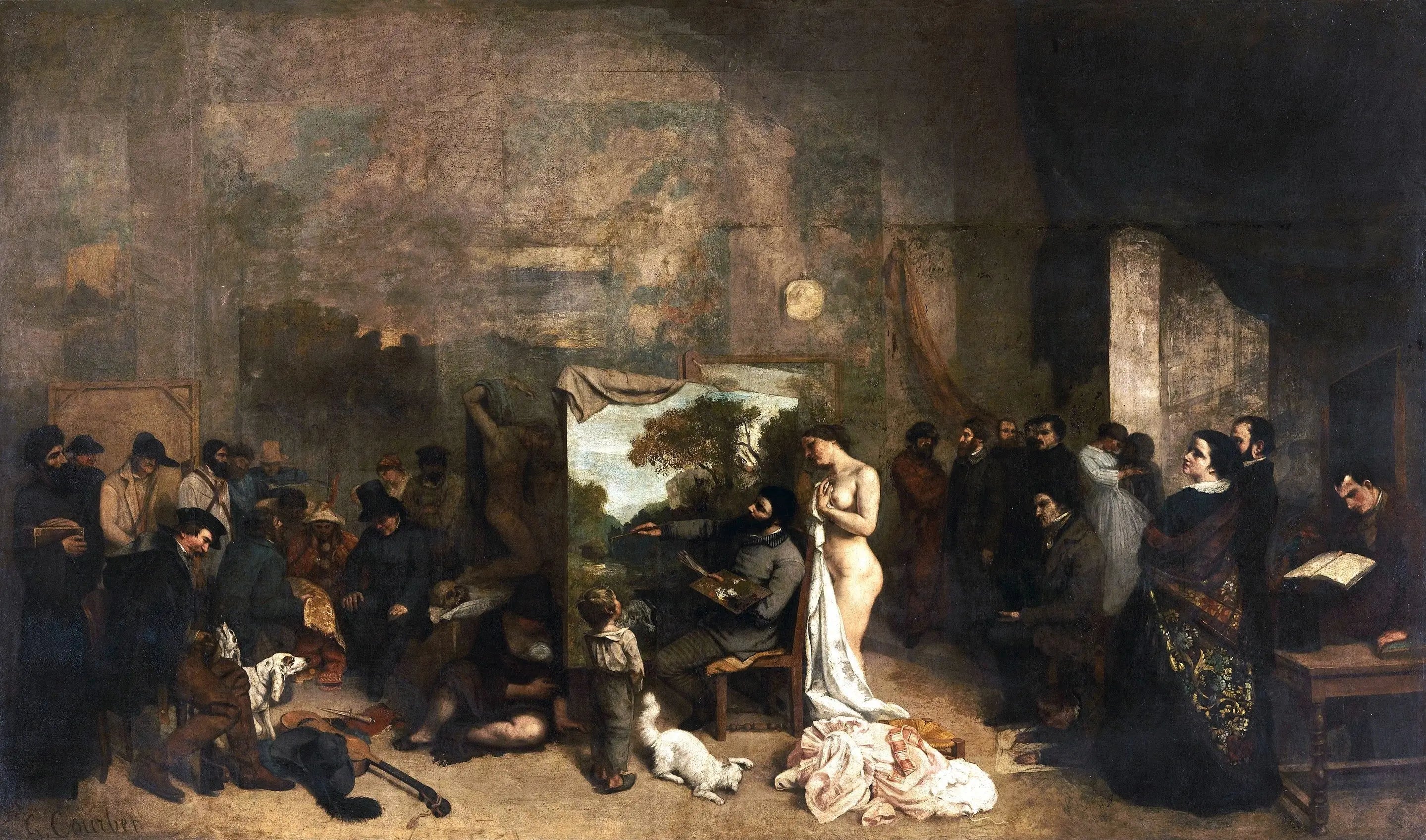 L’Atelier du peintre - Gustave Courbet - Alpha Reproduction