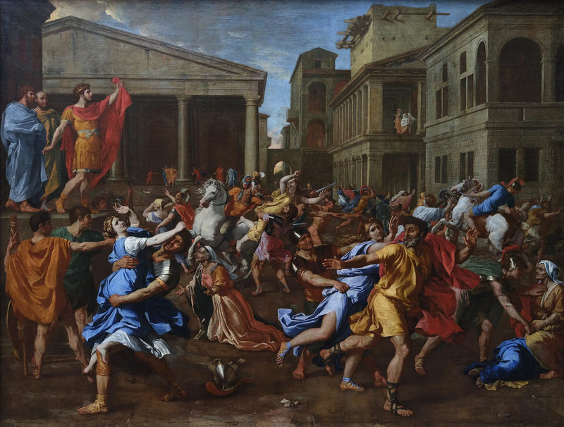 Il rapimento delle Sabine - Nicolas Poussin