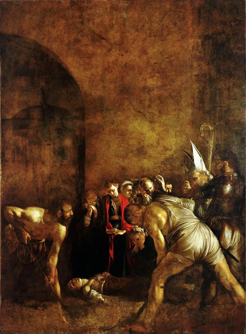 Il Funerale di santa Lucia - Caravaggio