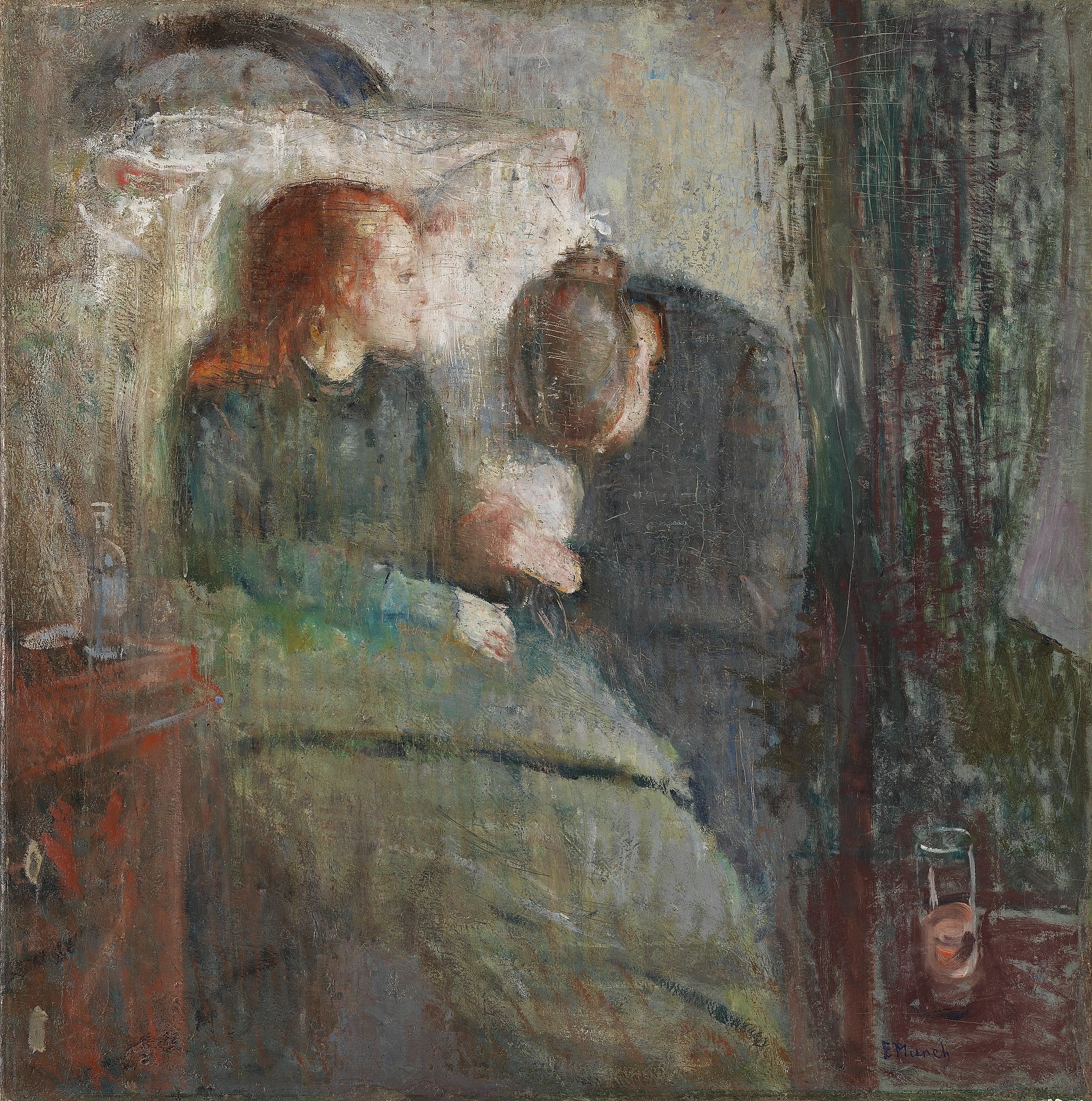 Il bambino malato - Edvard Munch