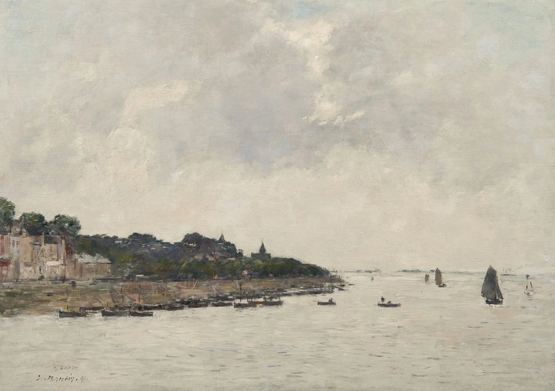 L'estuario della Somme a Saint-Valéry-sur-Somme - Eugène Boudin