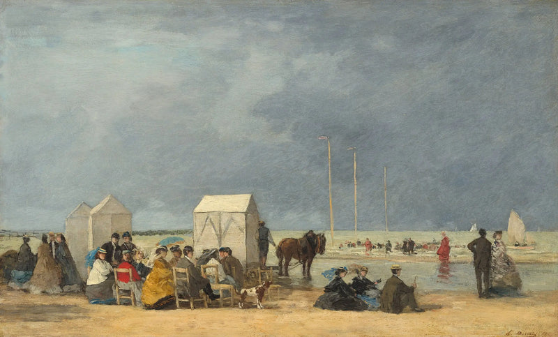 L'ora del bagno a Deauville - Eugène Boudin