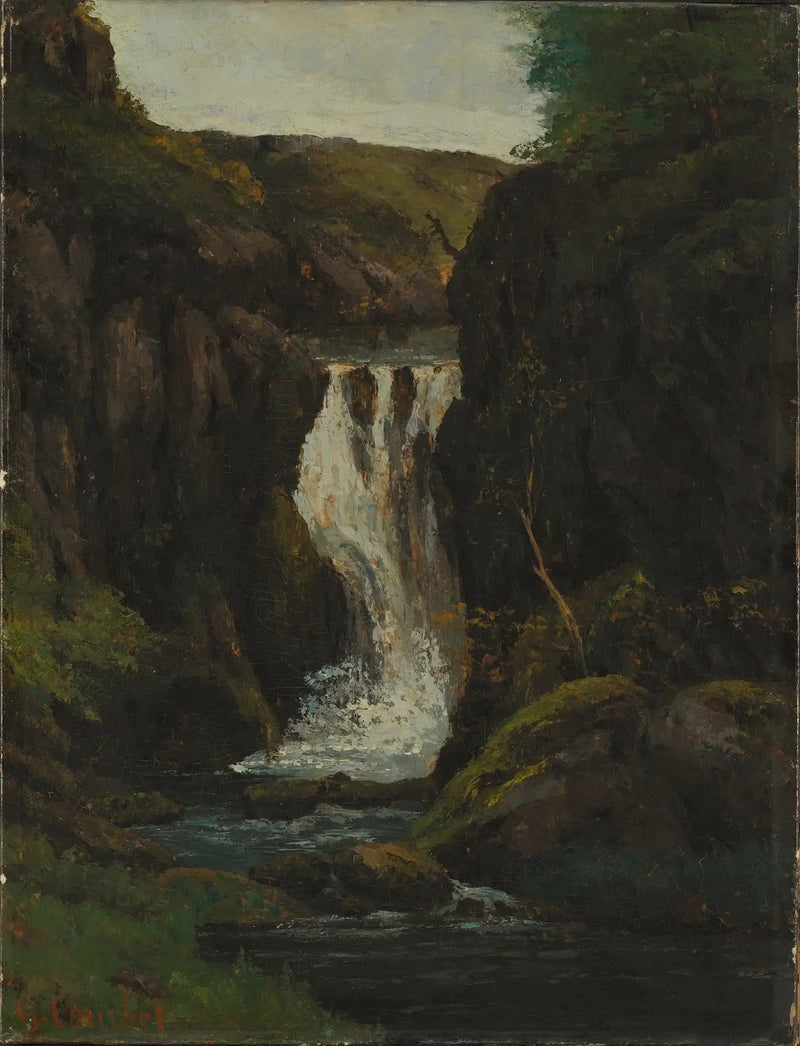 La Cascata - Gustave Courbet