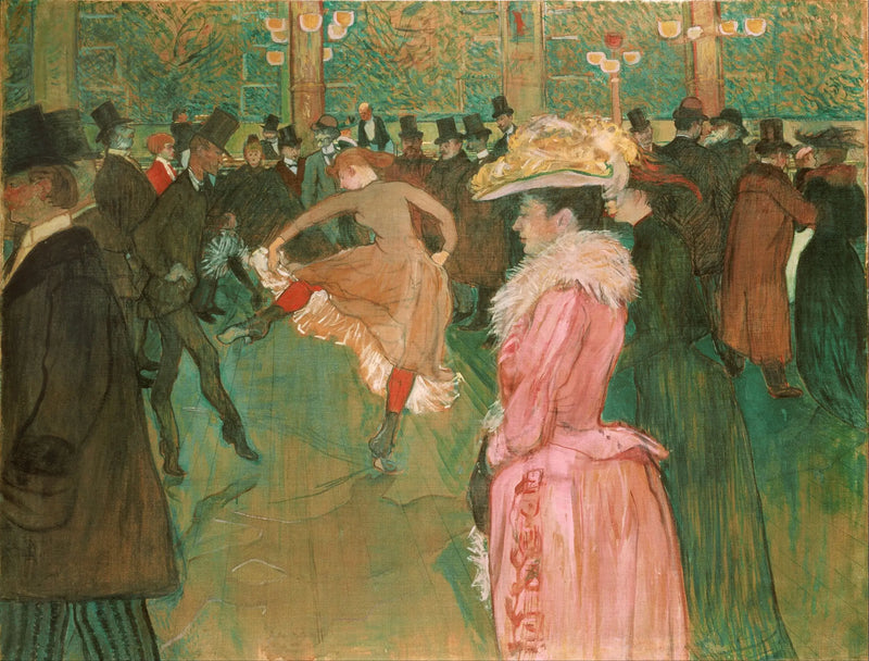 La Danza al Moulin-Rouge - Henri de Toulouse-Lautrec