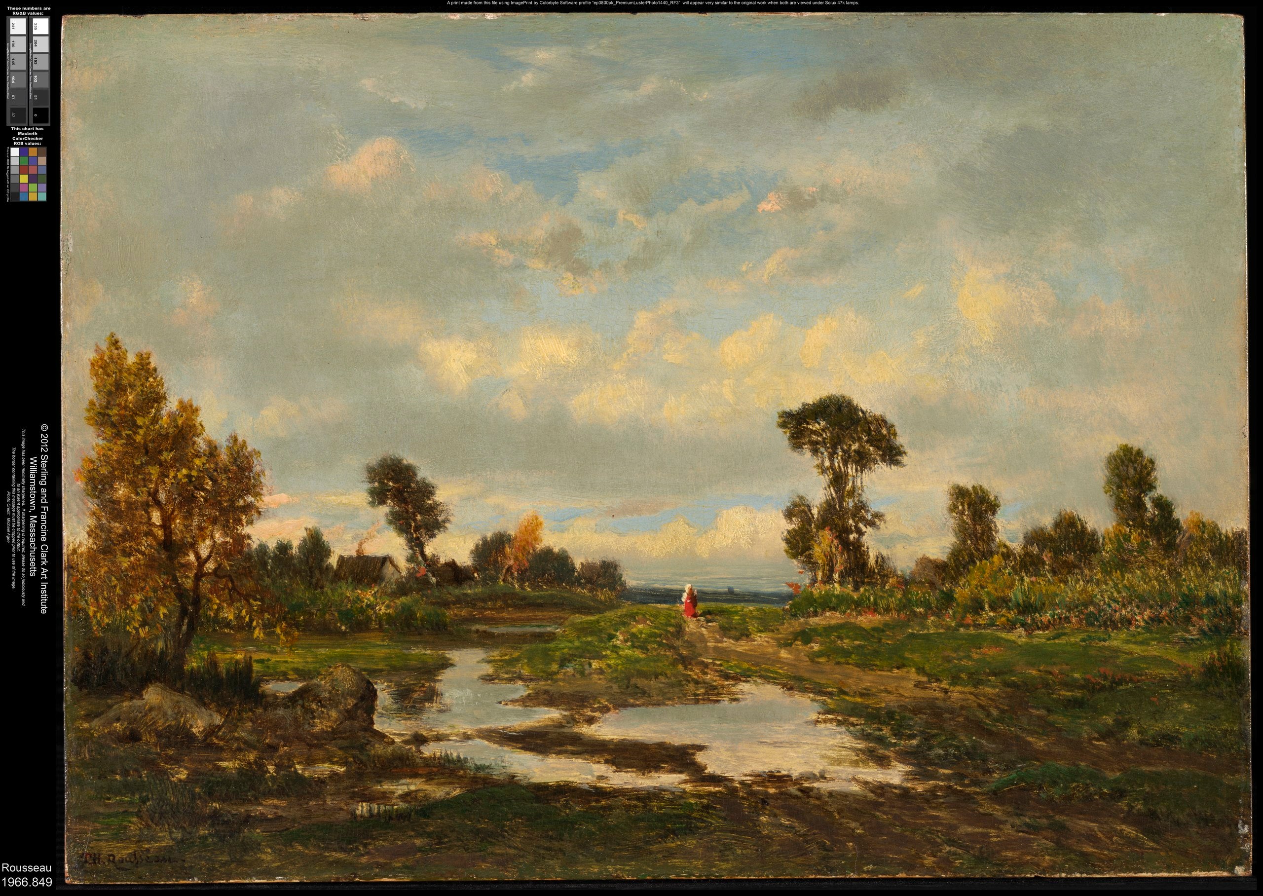 La Fattoria (Chalet ai margini della palude) - Théodore Rousseau