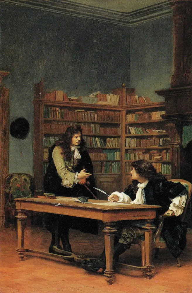 La Fontaine e Molière - Jean-Léon Gérôme