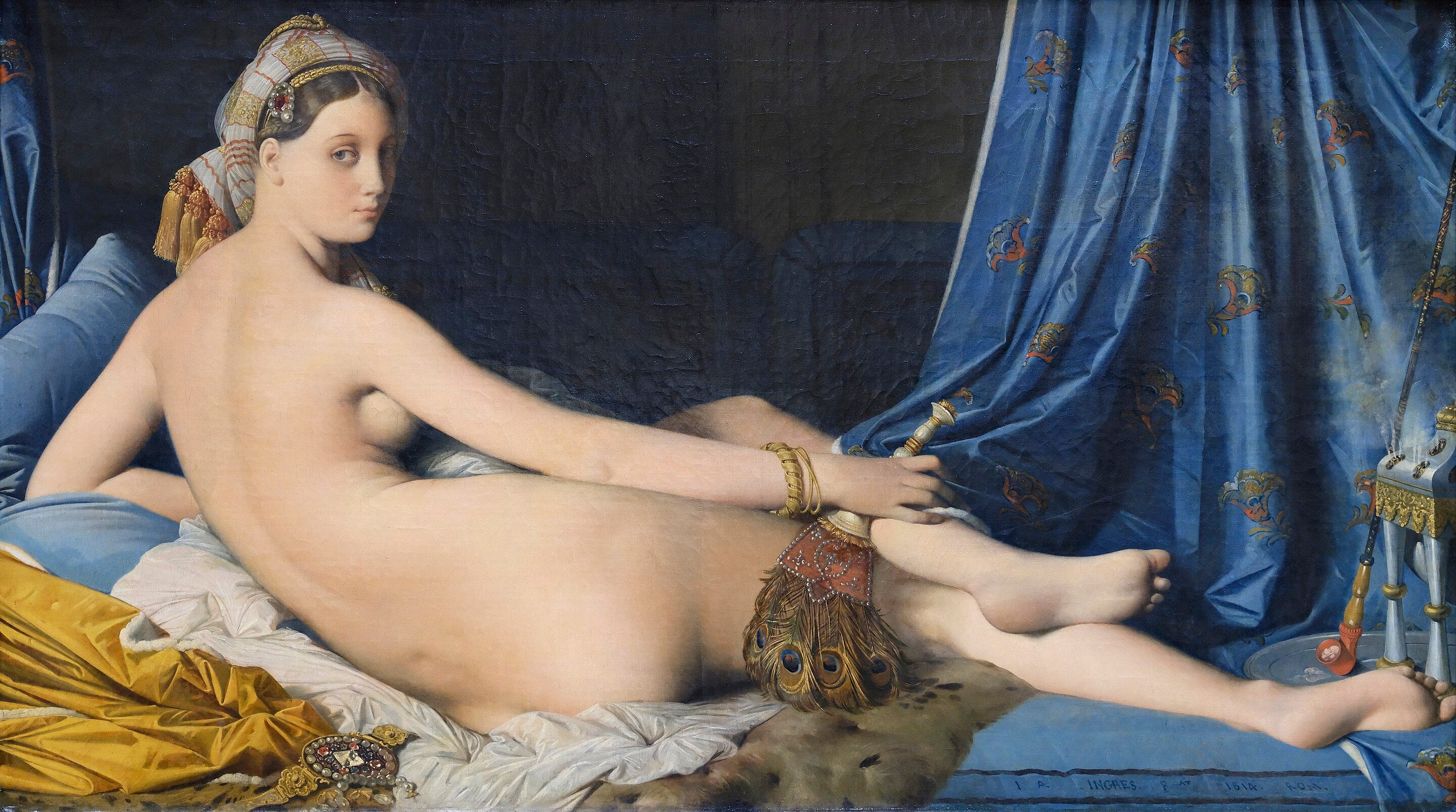 La Grande Odalisca - Jean-Auguste-Dominique Ingres